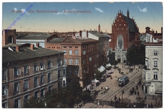 Krakau (Krakow), Dominikanerplatz