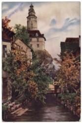 ak167292 Cesky Krumlov (Krumau), Schlossturm