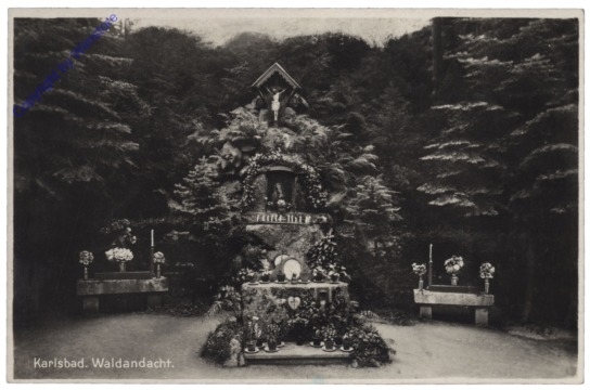 ak167341 Karlovy Vary (Karlsbad), Waldandacht