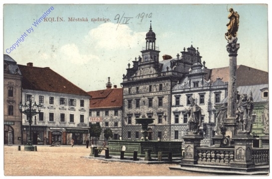 ak167345 Kolin, Mestska radnice