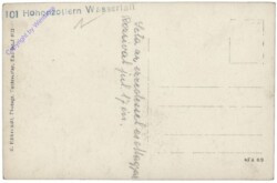 Burg Hohenzollern, Wasserfall