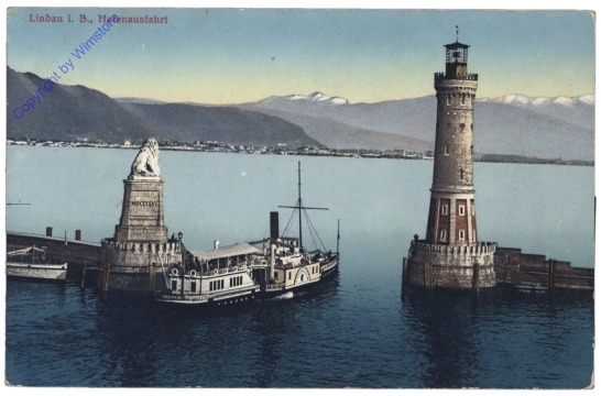Lindau, Hafenausfahrt