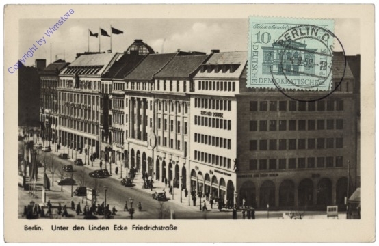 ak167442 Berlin, Unter den Linden Ecke Friedrichstraße