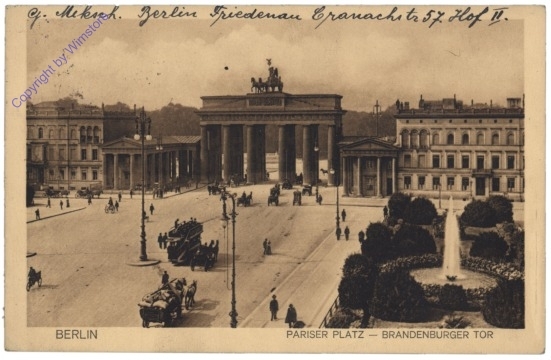Berlin, Brandenburger Tor, Pariser Platz