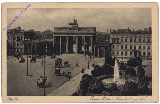 Berlin, Brandenburger Tor, Pariser Platz