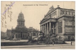 Berlin, Gendarmenmarkt mit kgl. Schauspielhaus