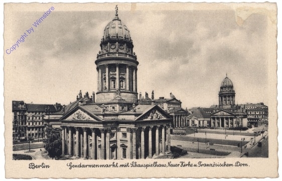 Berlin, Gendarmenmarkt mit Schauspielhaus
