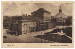 Berlin, Opernhaus und Hedwigkirche