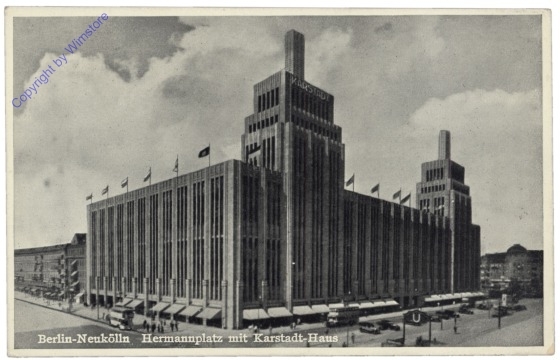 Berlin, Hermannplatz mit Karstadt-Haus