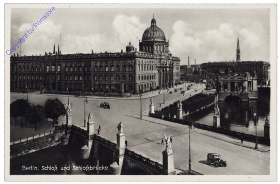 ak167539 Berlin, Schloss und Schlossbrücke
