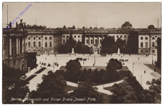 ak167566 Berlin, Universität und Kaiser Franz-Joseph-Platz