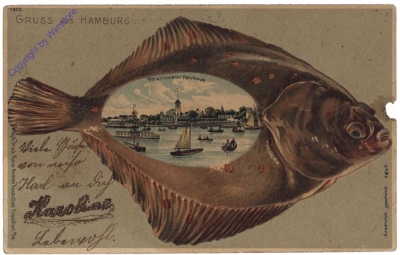 Hamburg, Gruss aus, Fährhaus