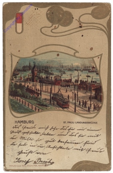 Hamburg, St. Pauli Landungsbrücke
