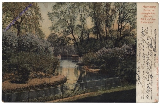 Hamburg, Partie im zoologischen Garten