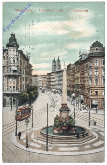 ak167607 Magdeburg, Hasselbachplatz mit Breiteweg