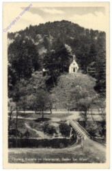 Baden, Cholera Kapelle im Helenental