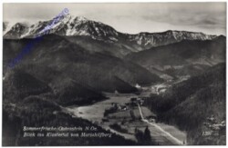 Gutenstein, Blick ins Klostertal von Mariahilfberg