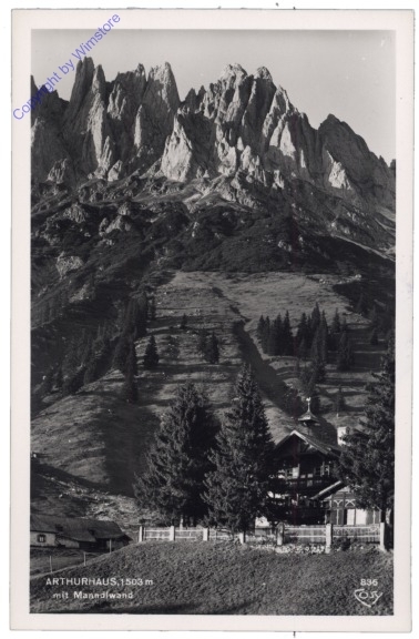 ak167739 Mühlbach am Hochkönig, Arthurhaus mit Mandlwand