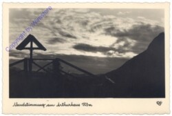 Mühlbach am Hochkönig, Abendstimmung am Arthurhaus