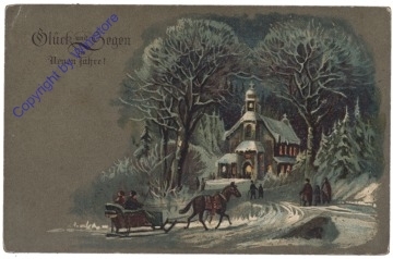 Am Weg in die Kirche