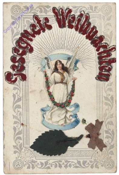 ak167945 Engerl mit Tannengirlande