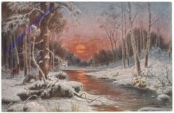 ak167978 Sonnenuntergang am Bach