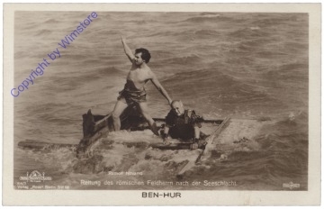 Ben Hur, Rettung des römisch Feldherrn nach der Seeschlacht