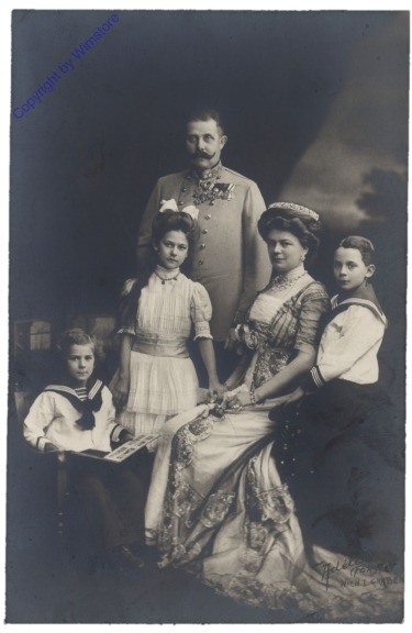 Erzherzog Franz Ferdinand mit Familie