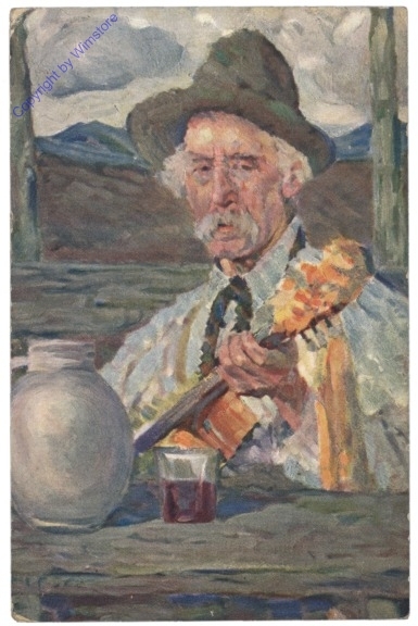Mann mit Gitarre