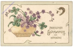 Blumenvase, Namenstag