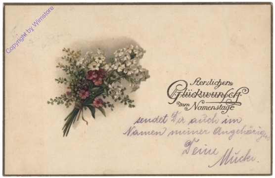 Blumenstrauß, Namenstag