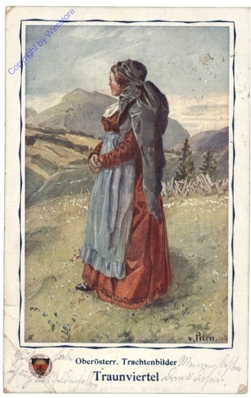 ak168197 Traunviertler Tracht