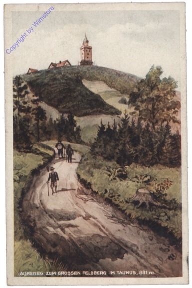 Königstein im Taunus, Aufstieg zum großen Feldberg im Taunus