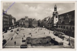 Leipzig, Marktplatz mit Untergrundmeßhalle