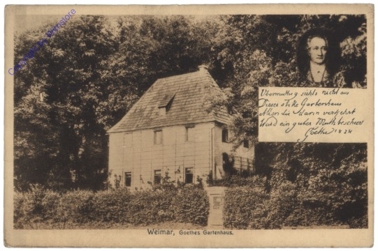 Weimar, Goethes Gartenhaus