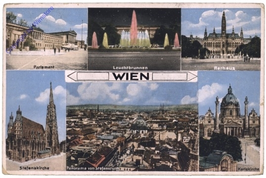 ak168308 Wien, Multiansicht