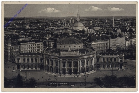 ak168315 Wien, Panorama mit Burgtheater