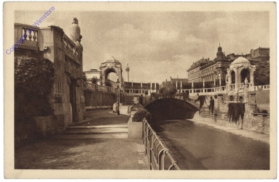 ak168328 Wien, Wienflussausmündung