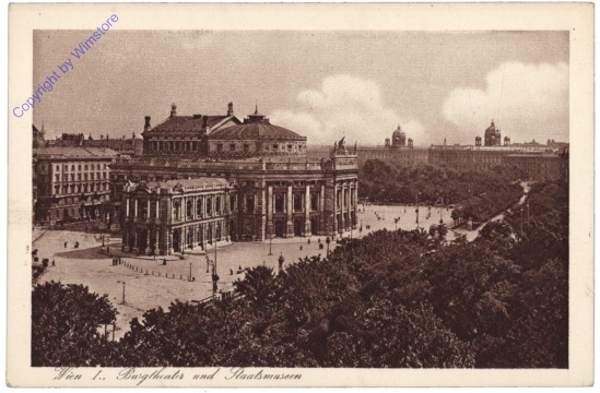 Wien 1, Burgtheater und Staatsmuseum