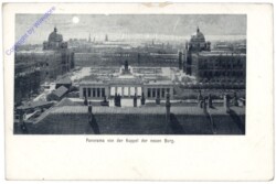 Wien 1, Panorama von der Kuppel der neuen Burg