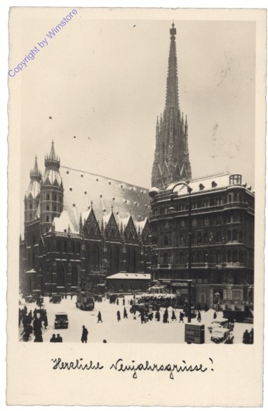 Neujahrsgrüsse vom Stephansdom