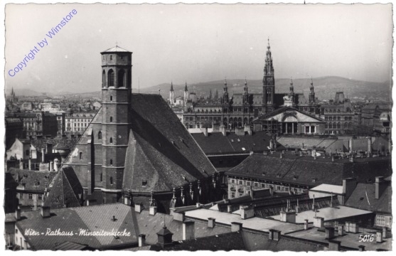 Wien 1, Minoritenkirche, Rathaus
