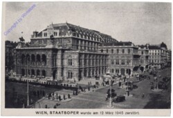 Wien 1, Staatsoper wurde am 12. März 1945 zerstört