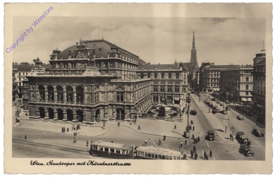 ak168440 Wien 1, Staatsoper mit Kärntnerstrasse