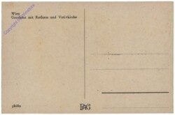 Wien 1, Gaushaus mit Rathaus und Votivkirche
