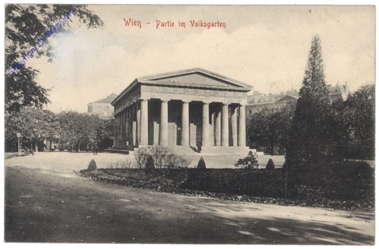 Wien 1, Partie im Volksgarten