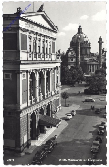 ak168556 Wien 4, Karlskirche, Musikverein