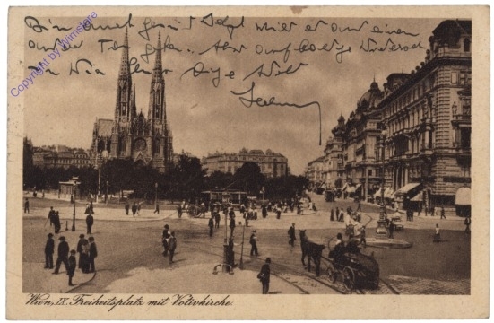 Wien 9, Freiheitsplatz mit Votivkirche