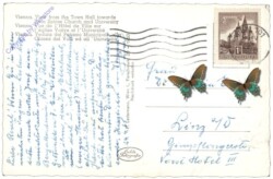 Wien 9, Blick vom Rathaus zur Votivkirche