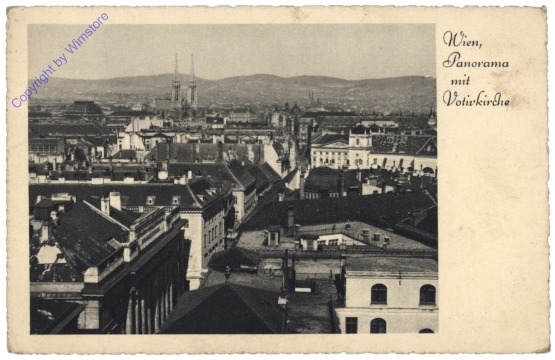 Wien 9, Panorama mit Votivkirche